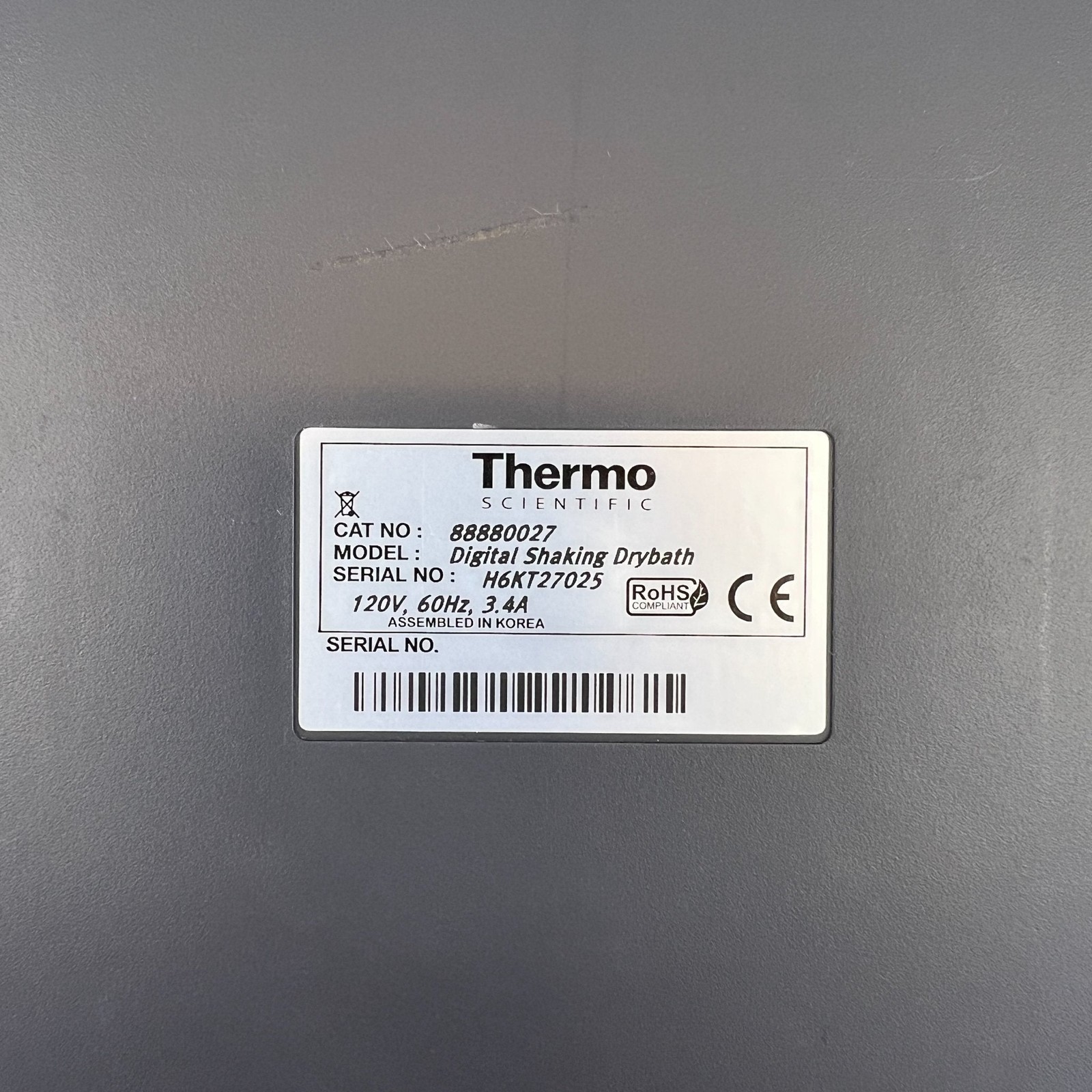 Thermo Scientific Digital Shaking Drybath 96-Well 88880027