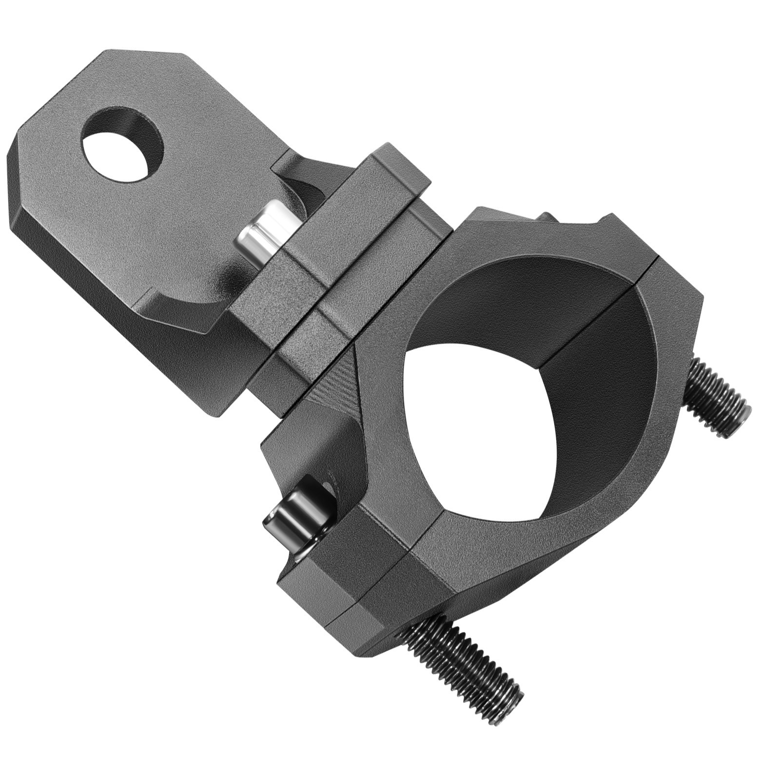 UTV Whip Light Mount Flag Bracket 360°Adjustable For 1.5"-2" Roll Bar Mounting