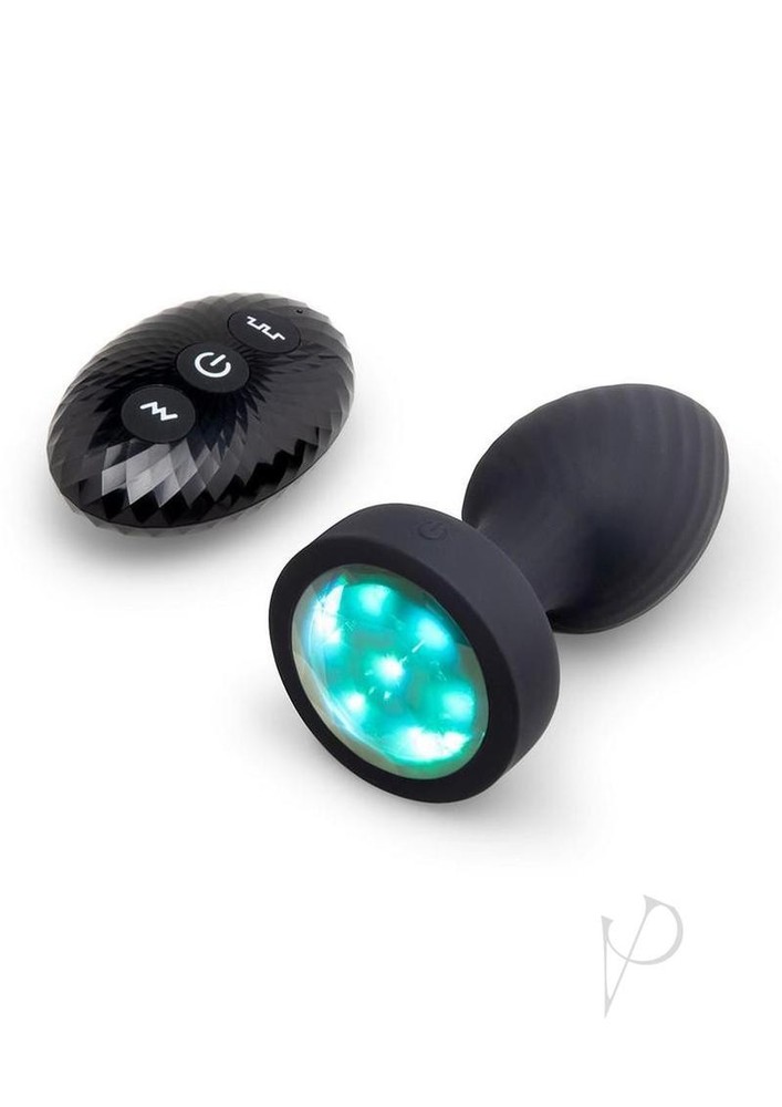 Vibrating Butt Plug 3.5 Inch Black B-vibe Wireless Multi Speed Flared Base