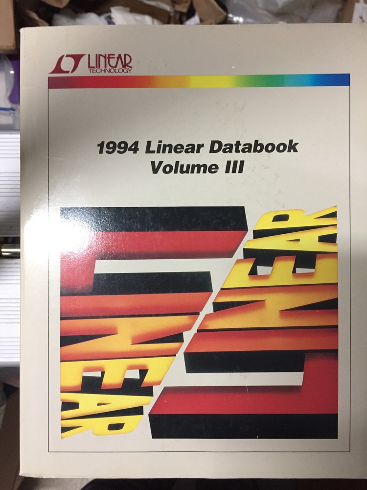 Data Book = Linear Technology 6 Volume Data /Applications Library - 1990's = Lot