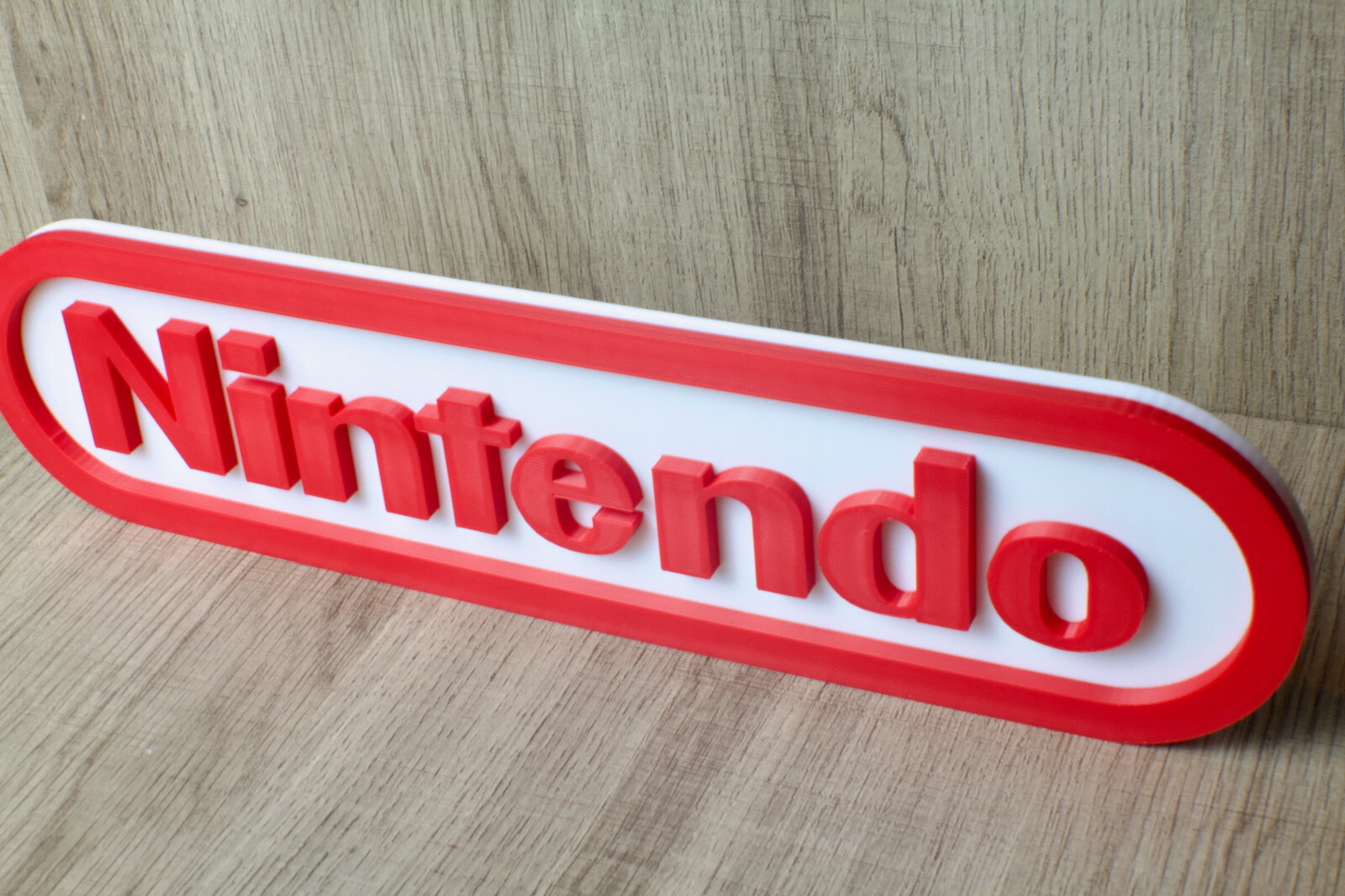 Large Nintendo Logo Video Game Wall Art Collectable Sign