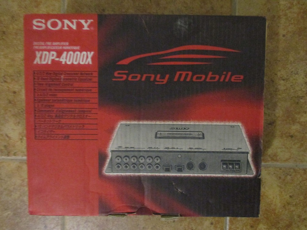 NEW Sony XDP-4000X Mobile ES Digital Sound Processor Crossover Equalizer
