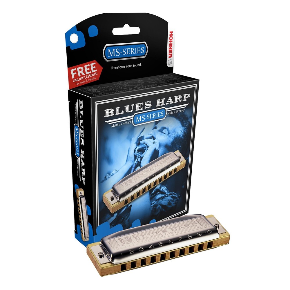 Hohner MS Series Blues Harp Harmonica - Key of C