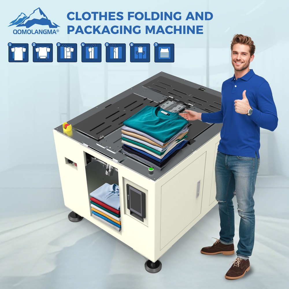 Auto Folding and Packaging Machine Clothes Folding & Stacking / Bagging Machine