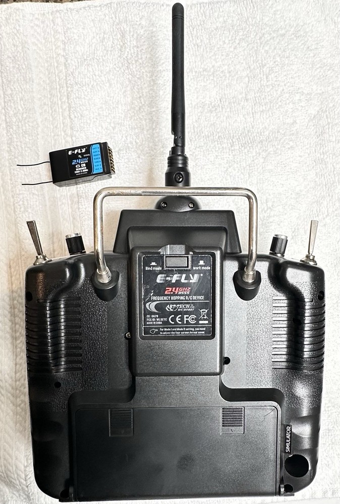 E-Fly ETC61-24GHZ 2.4GHz LCD RC Console Transmitter & Receiver Set