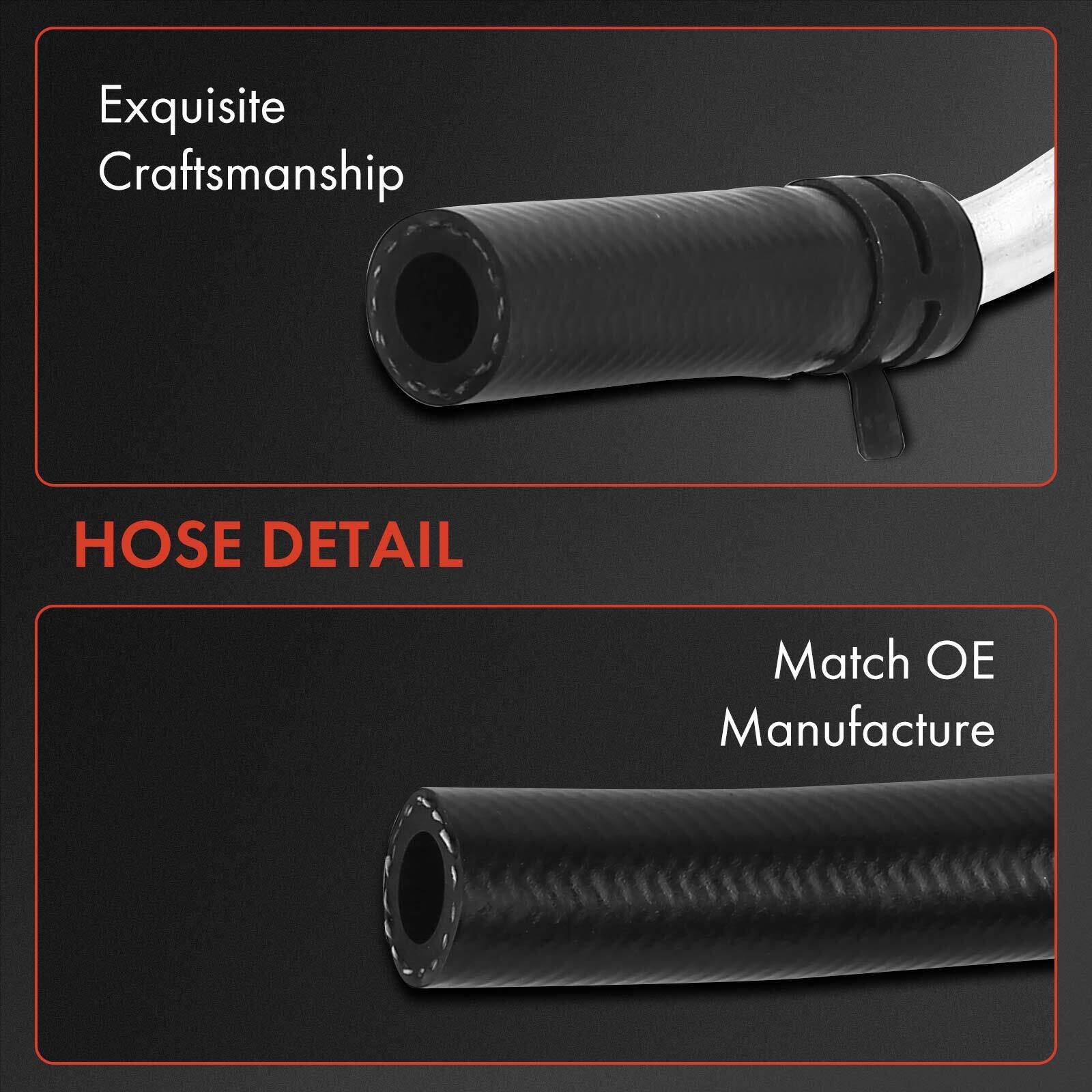 4x Power Steering Pressure & Return Hose for Dodge Ram 2500 Ram 3500 98-02 5.9L