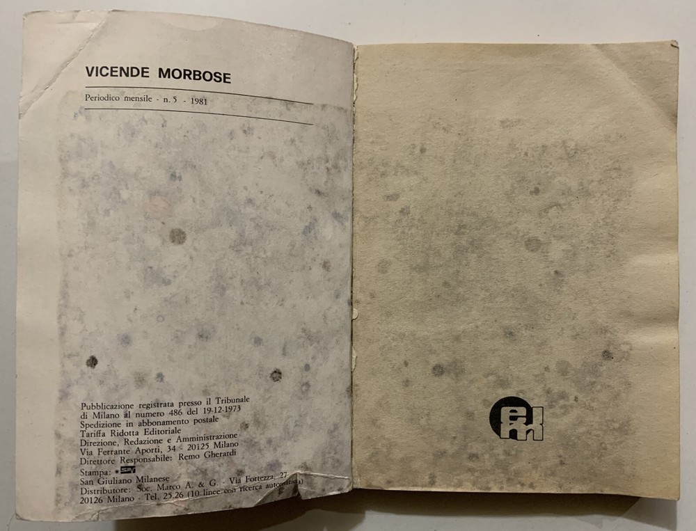 VICENDE MORBOSE N.5 NOVEL