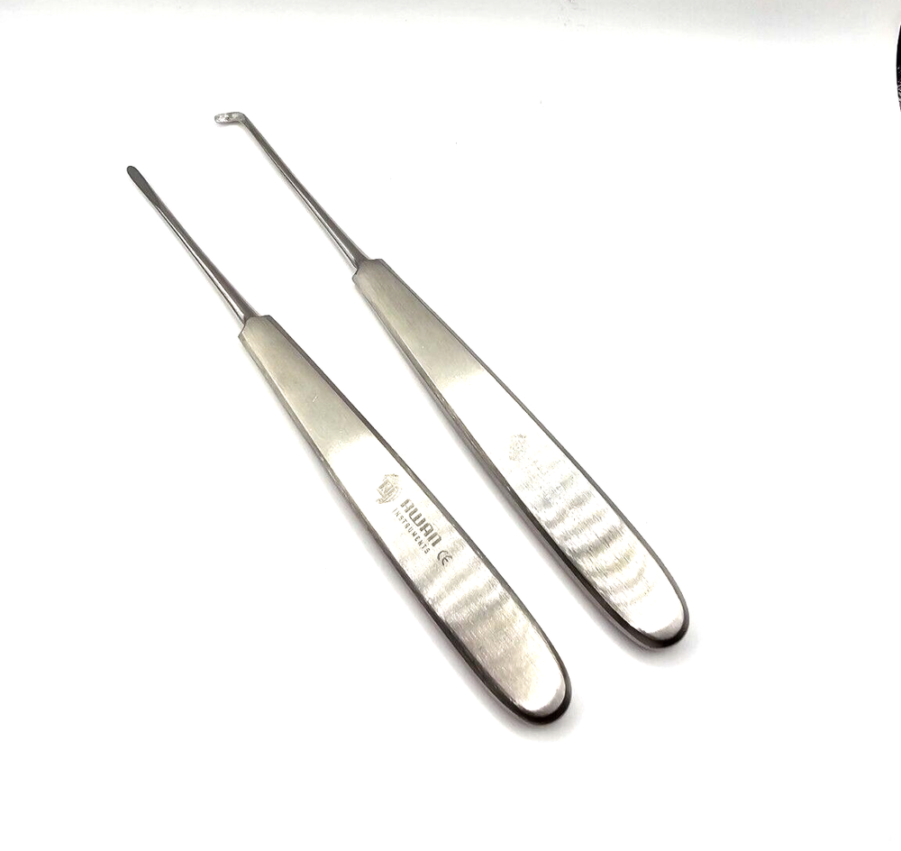 Dental Surgical Root Elevators Warwick James (Straight, Right) Tooth Extraction
