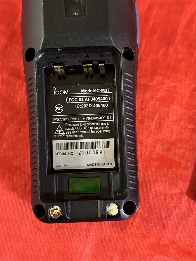 Icom IC- M37 Handheld Radio