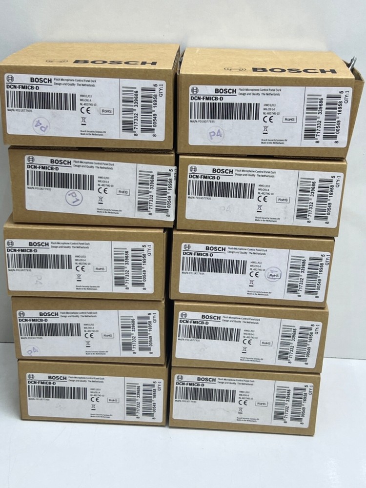 BOSCH DCN-FMICB-D FLUSH MICROPHONE CONTROL PANEL DARK