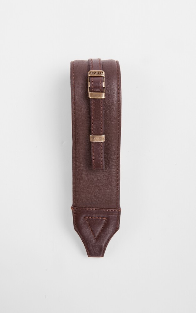 Cecilia Gallery Brown Leather Camera Strap - Simple, Functional, Stylish