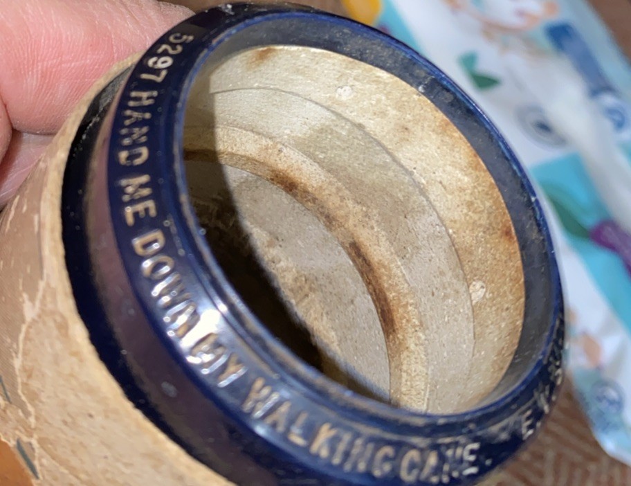 Edison Cylinder Record Hand Me Down My Walking Cane 5297 Stoneman Untested
