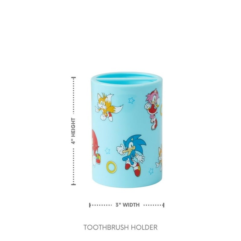Sonic the Hedgehog 3-Piece Bathroom Accessory Set