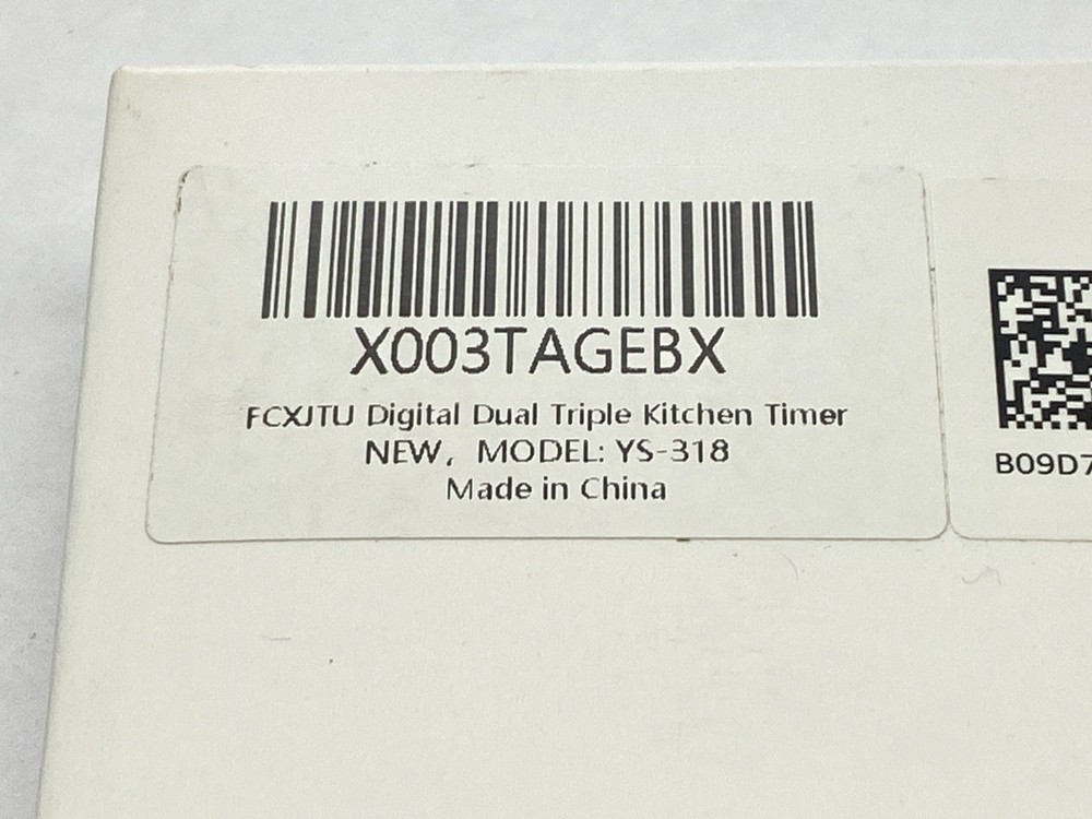 FCXJTU YS-318 Digital Dual Triple Kitchen Timer