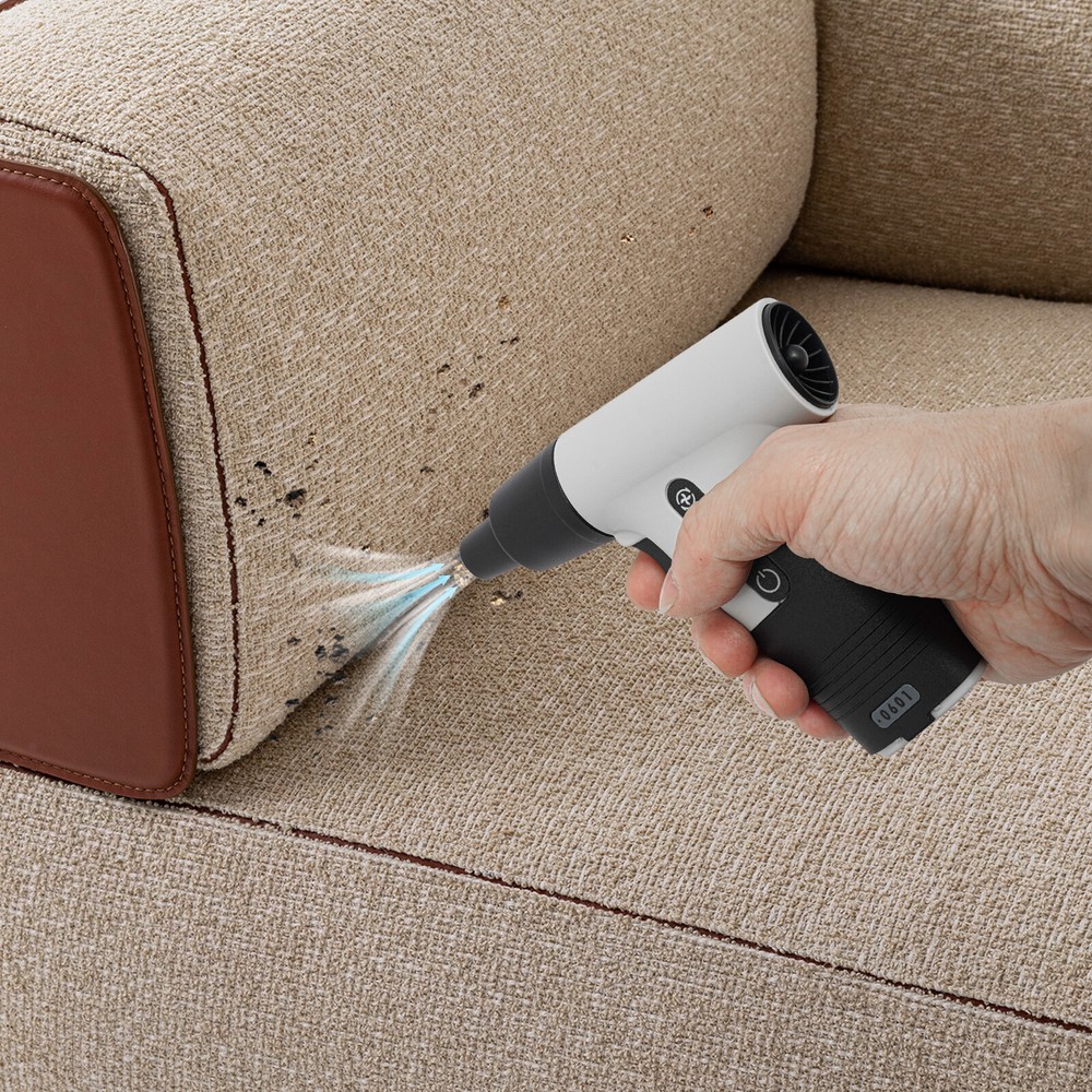 150W Grey Compressed Air Duster Rechargeable Air Blower Tiny Electric Cleaner