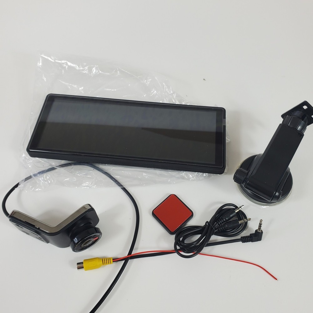 10.26" Carplay Android Auto Car Display w/ Dashcam and Backup Camera Touchscreen