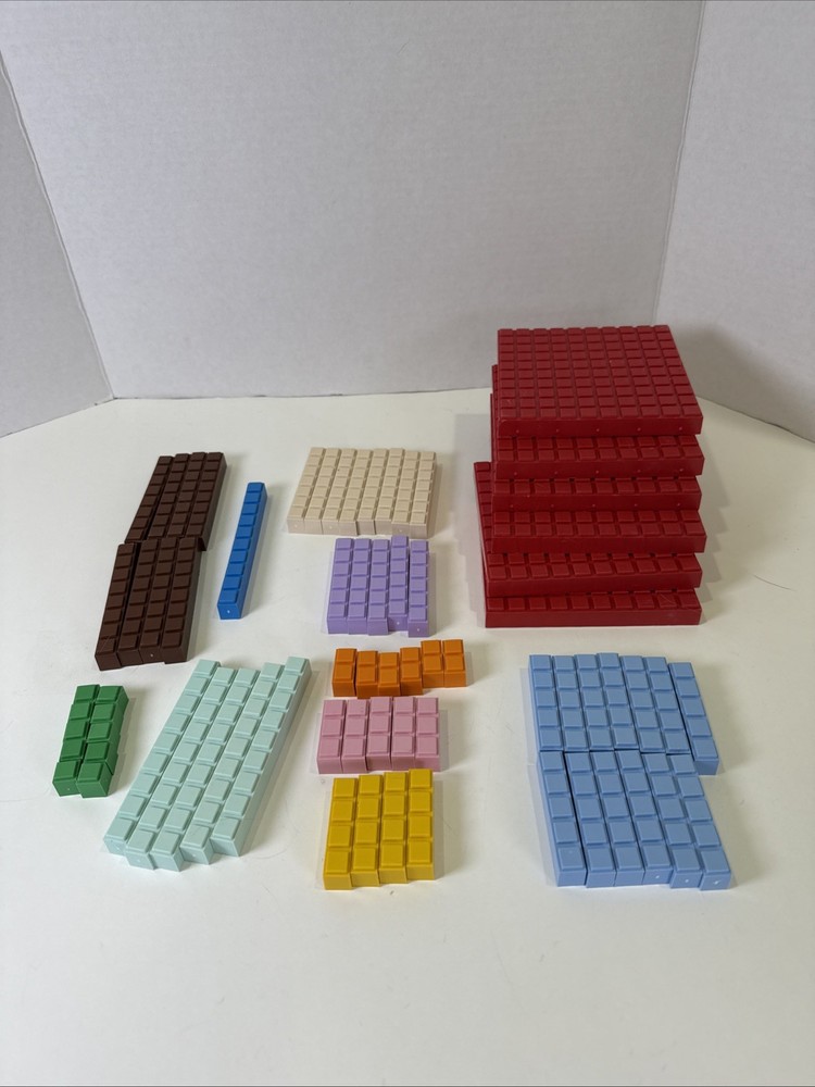 Math U See Manipulatives Integer Block Kit -REPLACEMENT PIECES ONLY