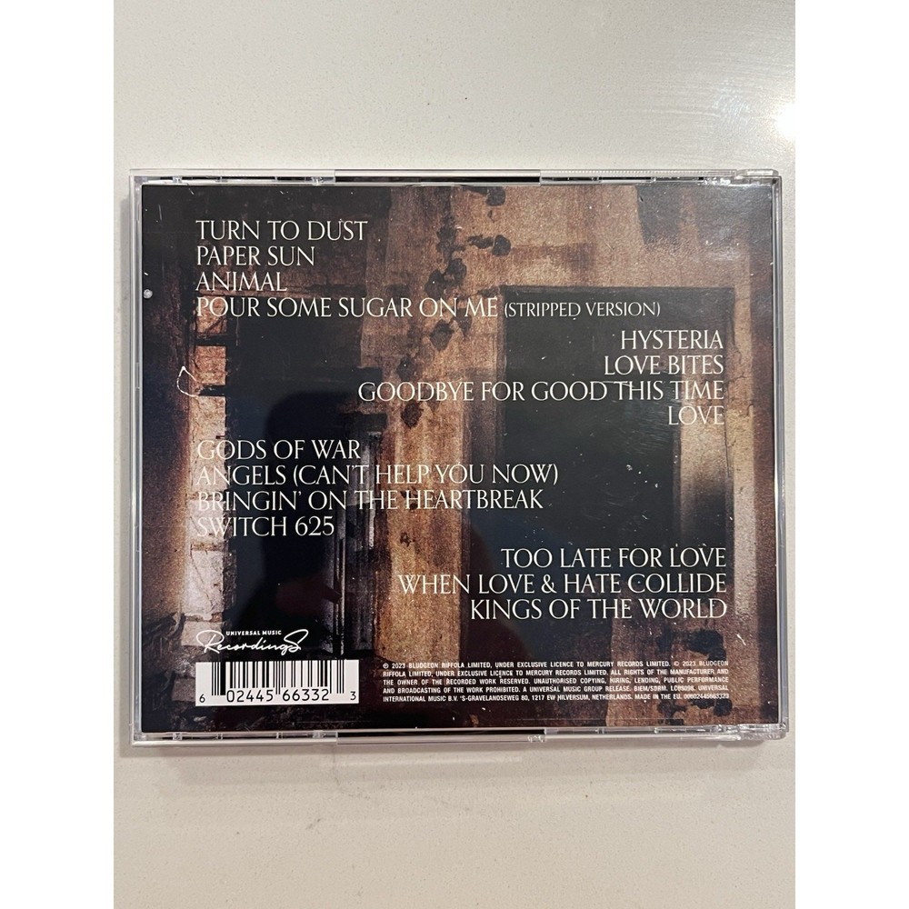 Def Leppard SIGNED Drastic Symphonies CD Autographed ACOA Authenticated #6