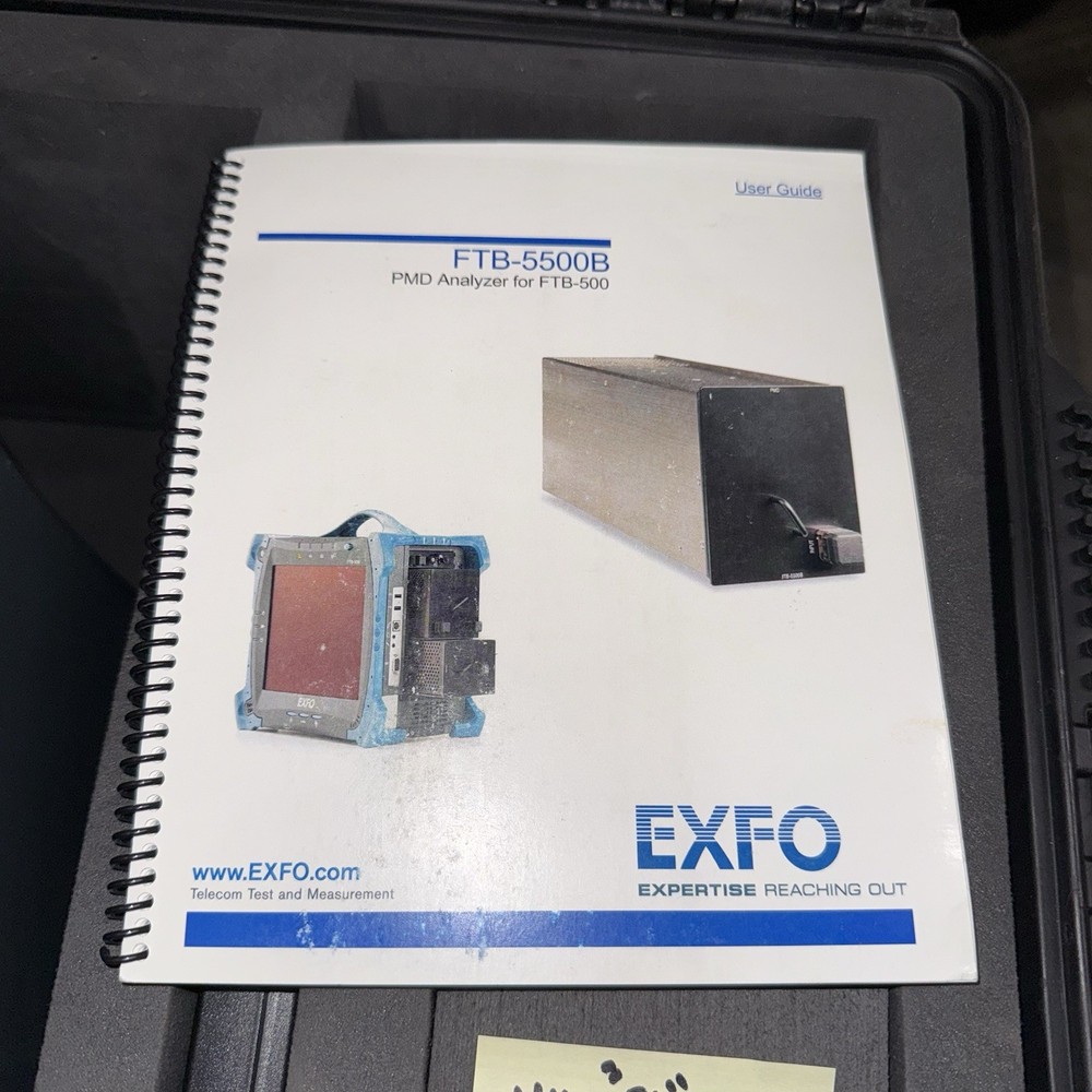 EXFO FTB-500 FTB-5500B PMD Analyzer Kit