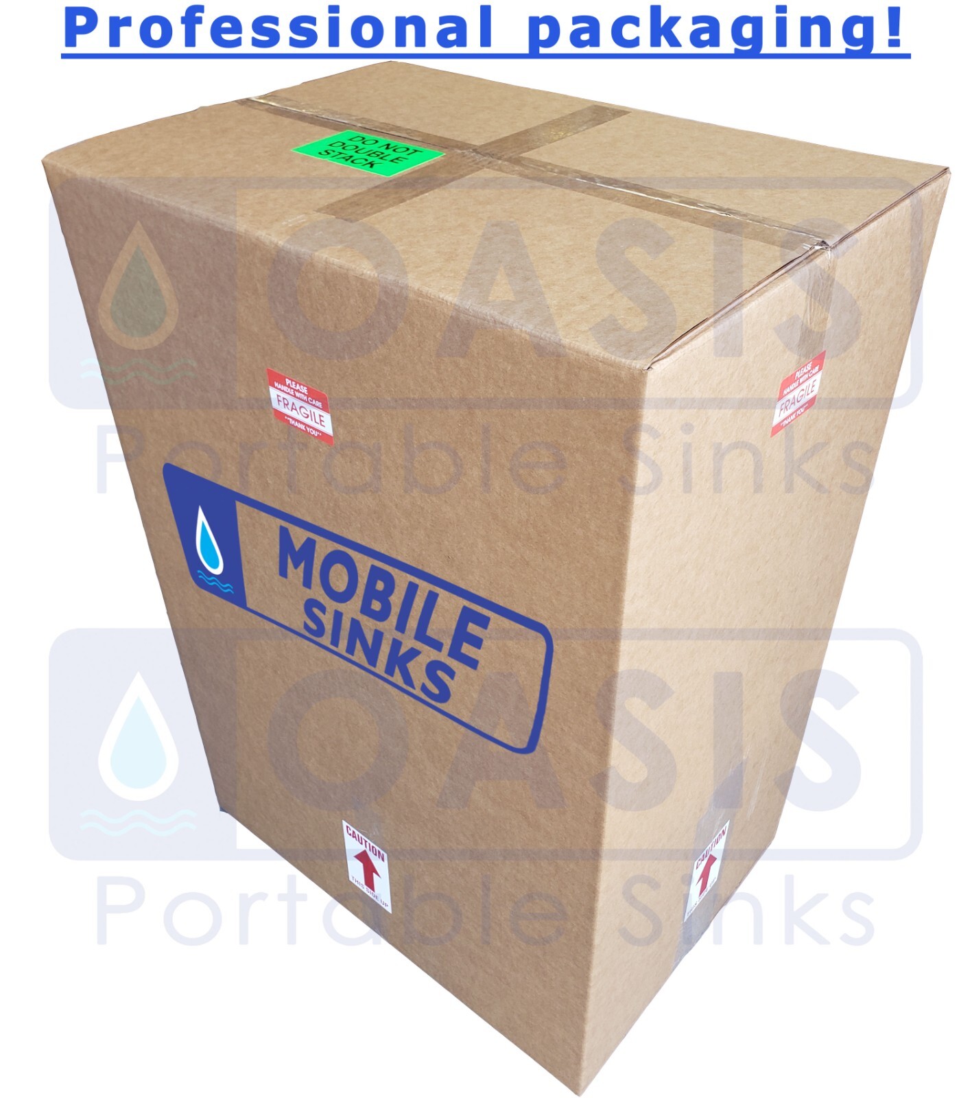 Portable Mobile Sink with Hot and Cold Water Self Contained with NSF parts