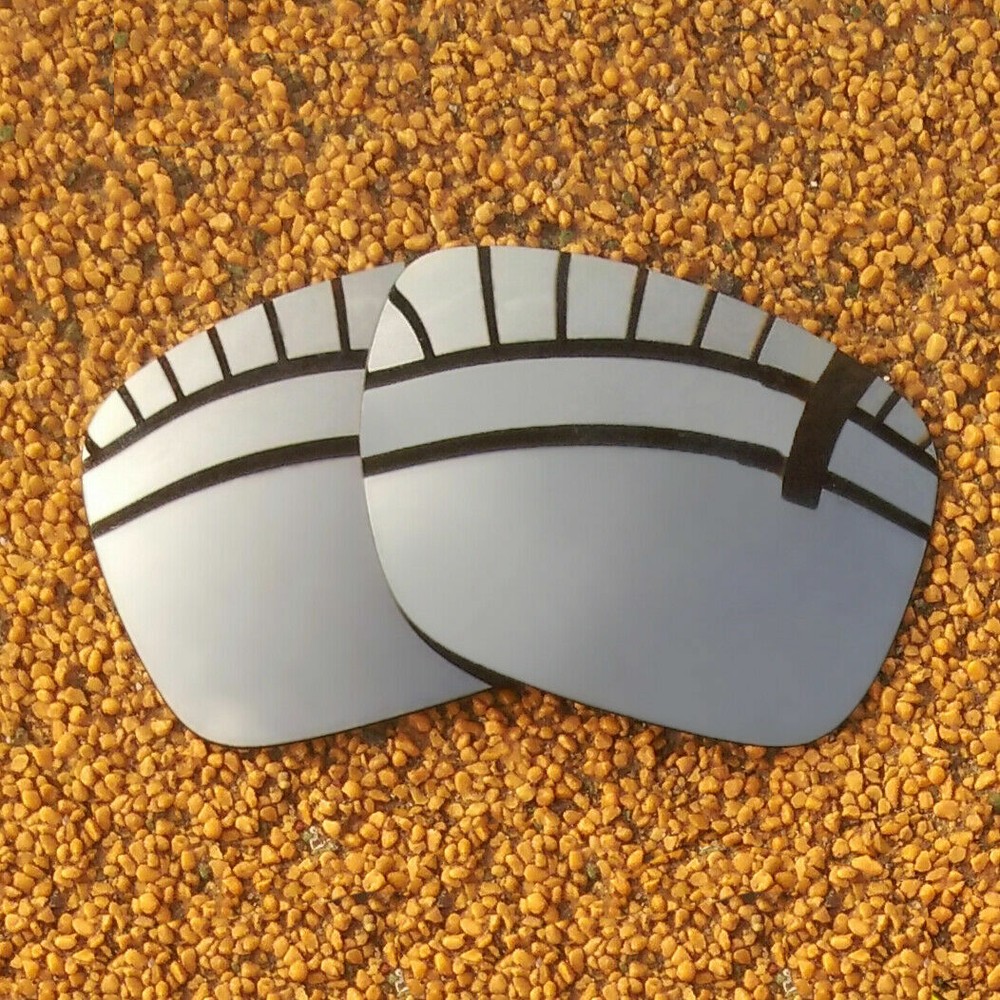 US Polarized Replacement Lenses for-OAKLEY Jupiter Squared Frame - Silver Mirror