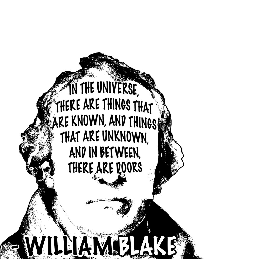 William Blake Quoted Sticker Collection