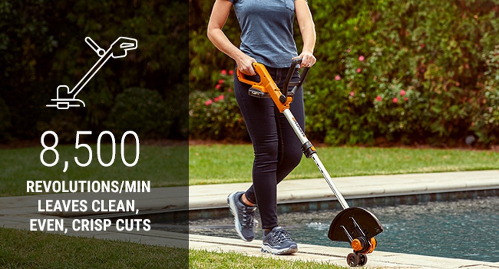 WORX WG162 20V PowerShare 12" Cordless String Trimmer & Edger