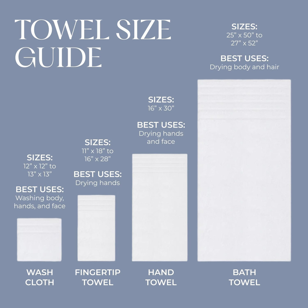 Soft & Absorbent 3Pc Cotton Towel Set - Forestry Collection