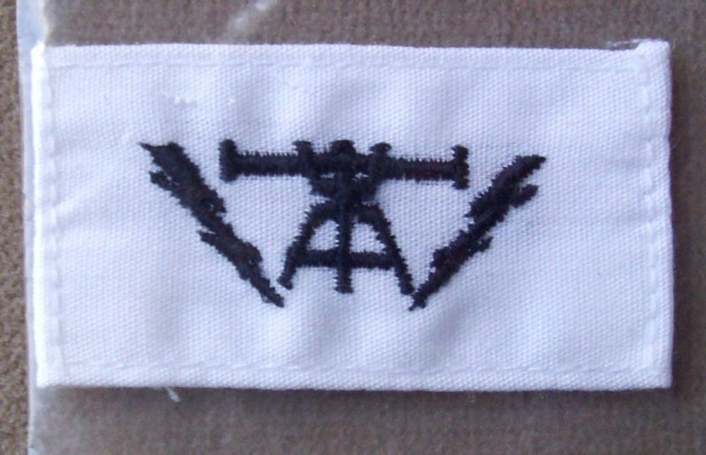 US Navy Fire Controlman Specialty Mark On Poplin