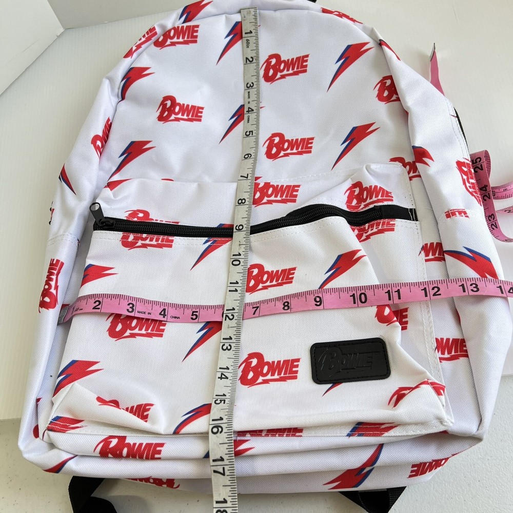 NEW David Bowie Backpack Large Logo All Over NWT