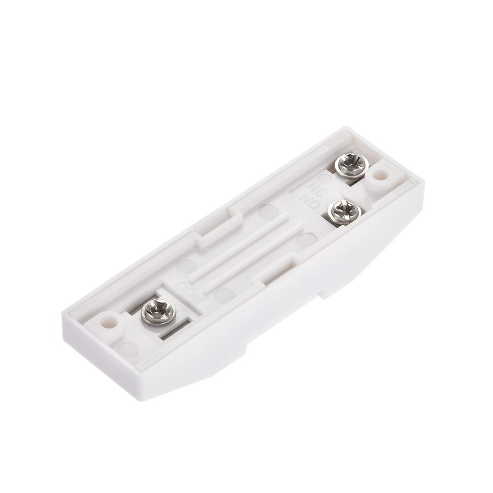 4pcs Push to Exit Button Release Switch PC Panel 12V 3A White 76mmx23mm