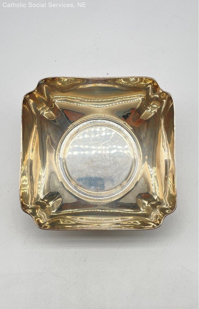 Reed & Barton Silver Plated Square Bowl Hollowware - 1045