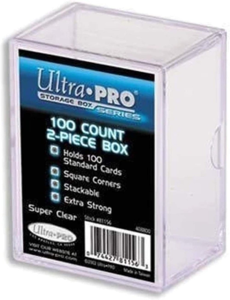 Ultra PRO 100-Count 2-Piece Case 1 Pack, Clear