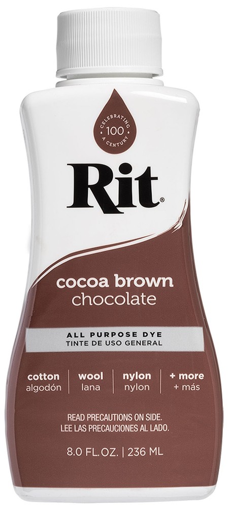 Rit Dye Liquid 8oz Cocoa Brown