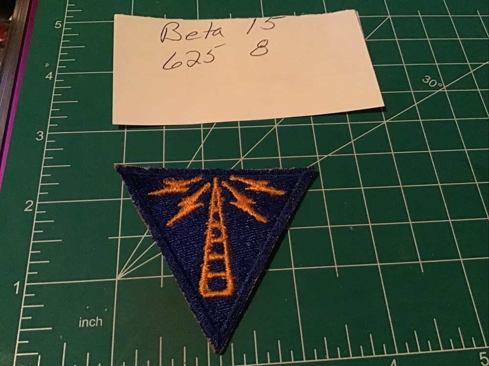 WW2 Air Force Communications Specialist Patch Snow Back