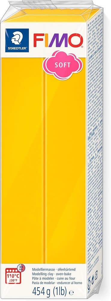 FIMO Soft Modeling Clay, Sunflower Yellow, 454g