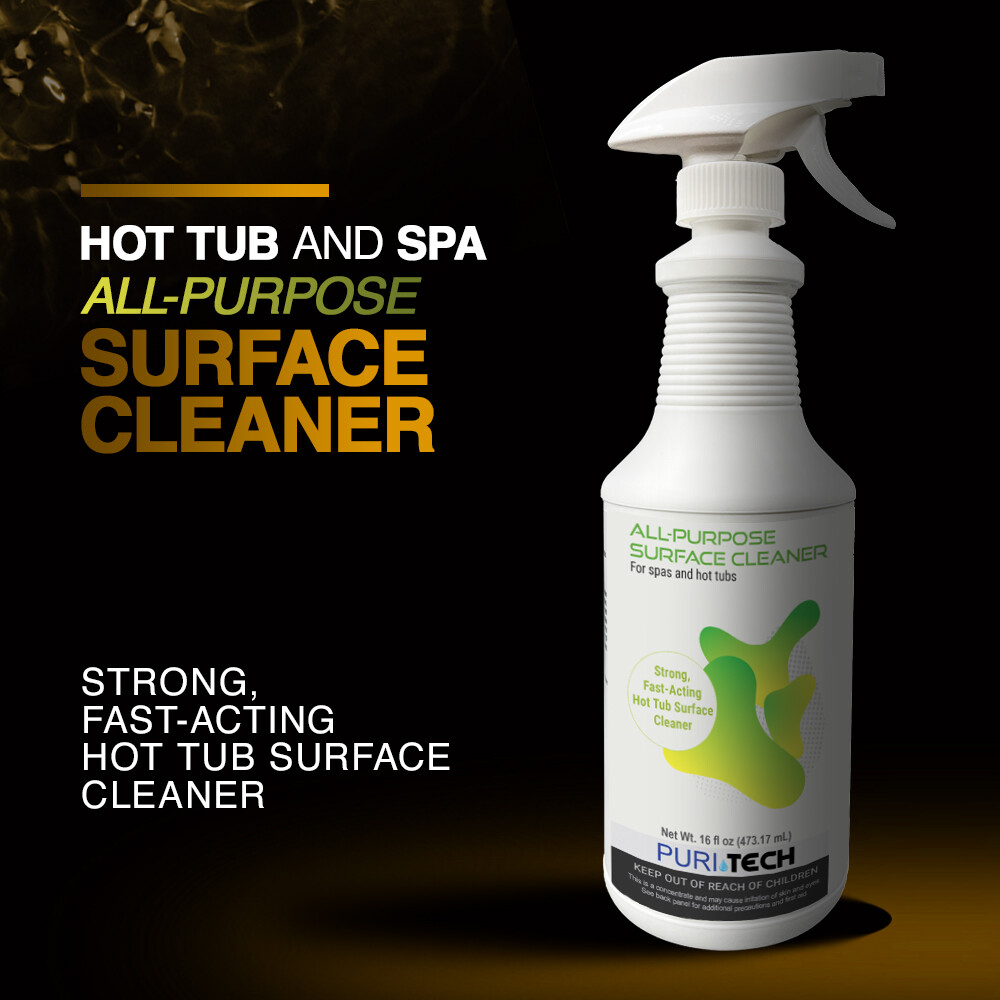 Puri Tech Spa All-Purpose Surface Cleaner 6 Pack Fast Acting Formula Attacks