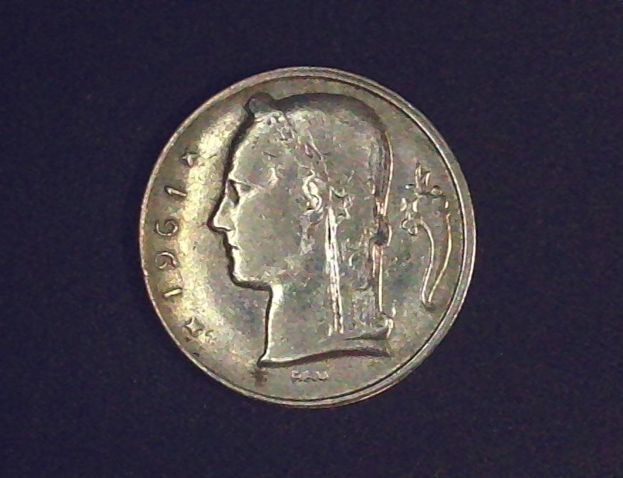 1961 Belgium 5 Francs Nice Coin!