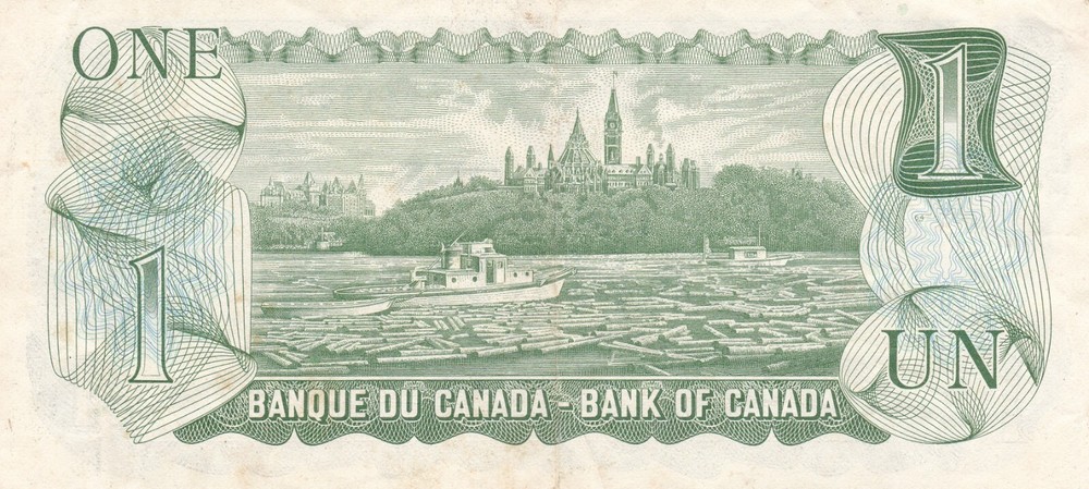 1973 Canada 1 Dollar Banknote - CHRISP