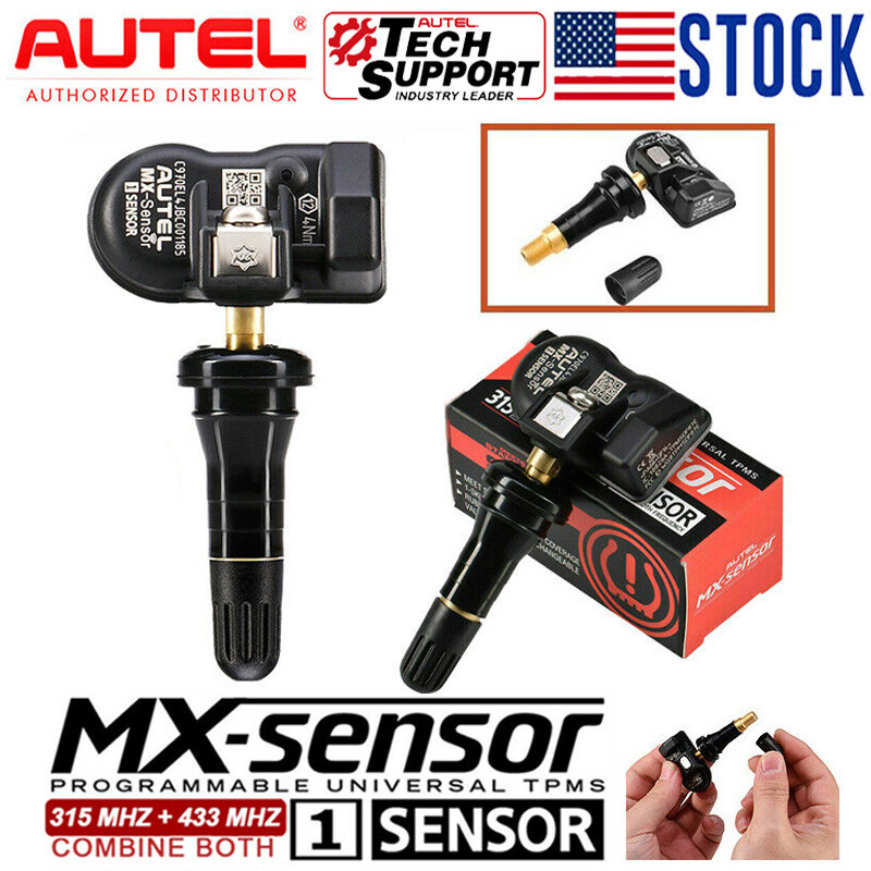 Autel MX-Sensor 315MHz & 433MHz Programmable TPMS Universal Tire Pressure Sensor