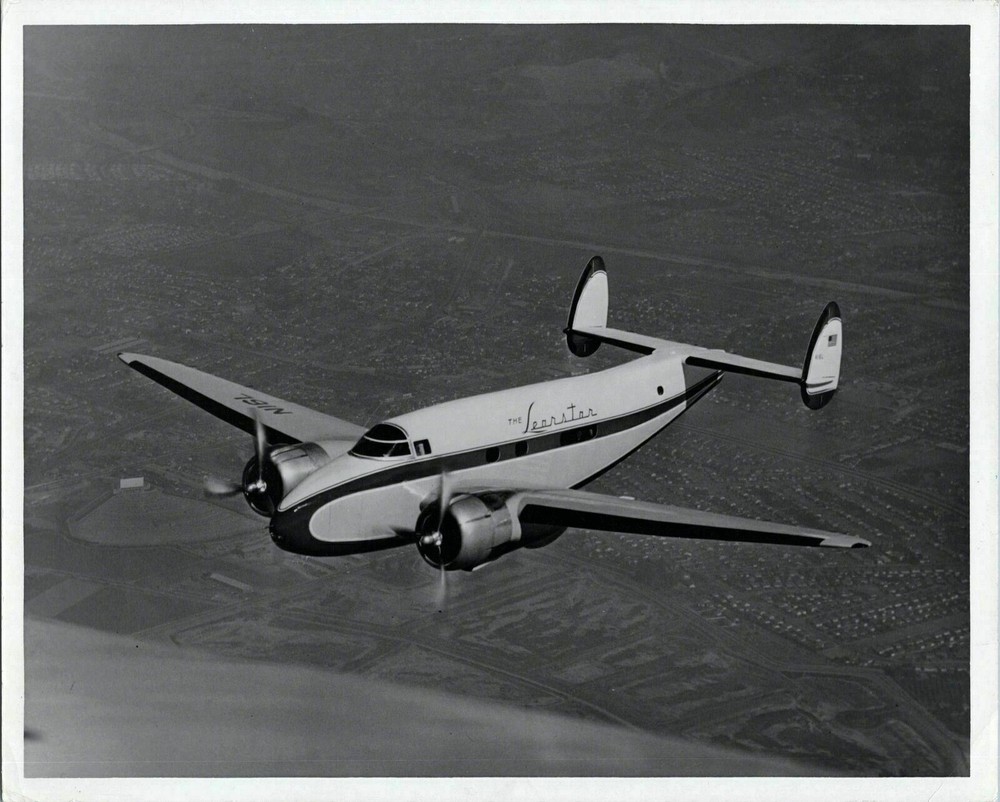 LOCKHEED LEARSTAR LARGE VINTAGE PRESS PHOTO 1 LODESTAR