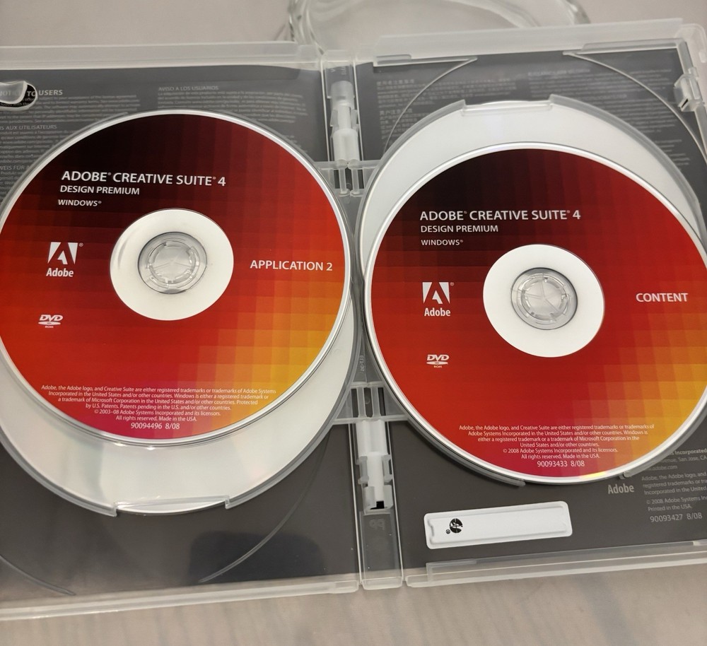 Adobe Creative Suite 4 CS4 Design Standard For Windows Full Retail/DVD w/Serial#