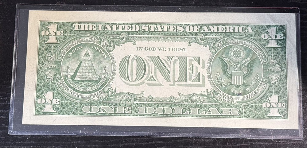 1957B $1 Silver Certificate Uncirculated in pristine condition