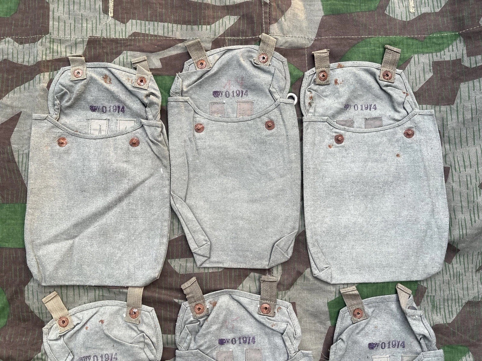 ORIGINAL WWII WW2 German Gas Cape/Gas Sheet Bag Wehrmacht UNISSUED NOS