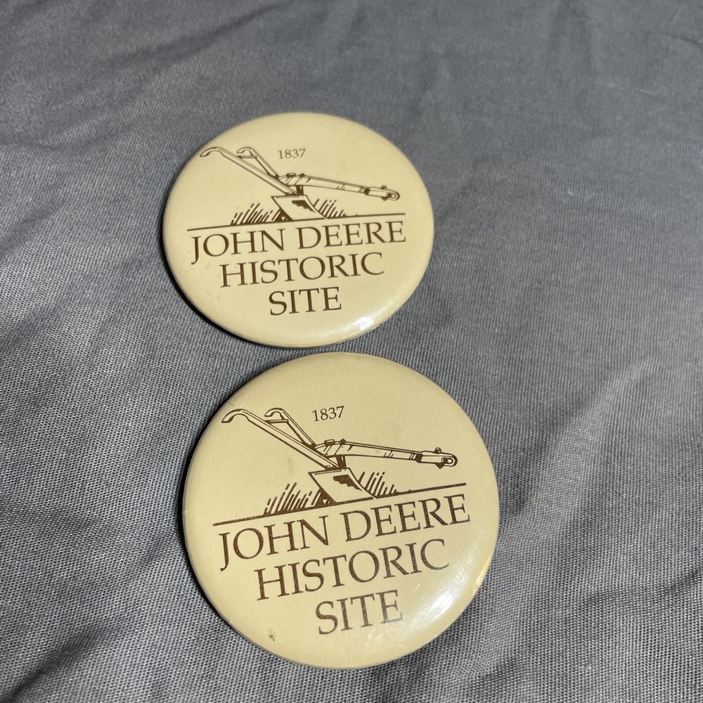 John Deere Historic Site Pinbacks