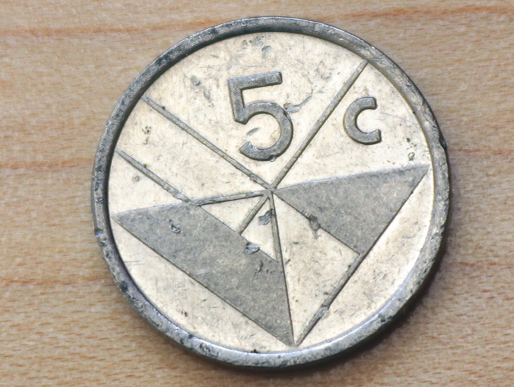 1987 Aruba 5 Cents