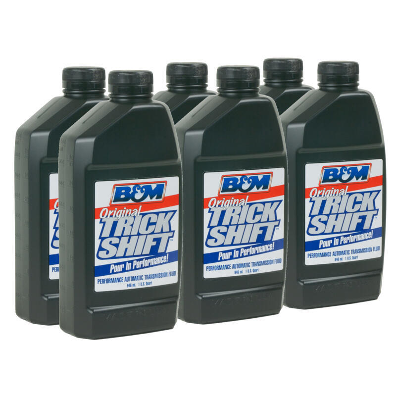 B&M ATF Transmission Fluid 80259 (6-PACK); Trick Shift Dextron, Mercon, Type-F