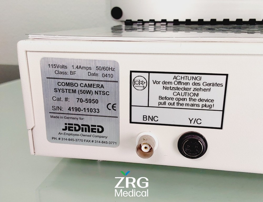 JEDMED 70-5950 COMBO/50 CAMERA/LIGHT SOURCE NTSC