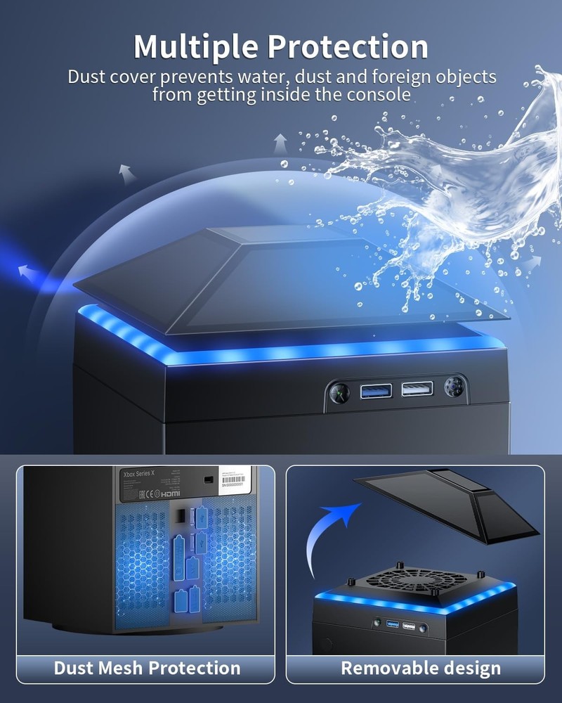 Xbox Series X Console Cooler Stand with Touch Switch