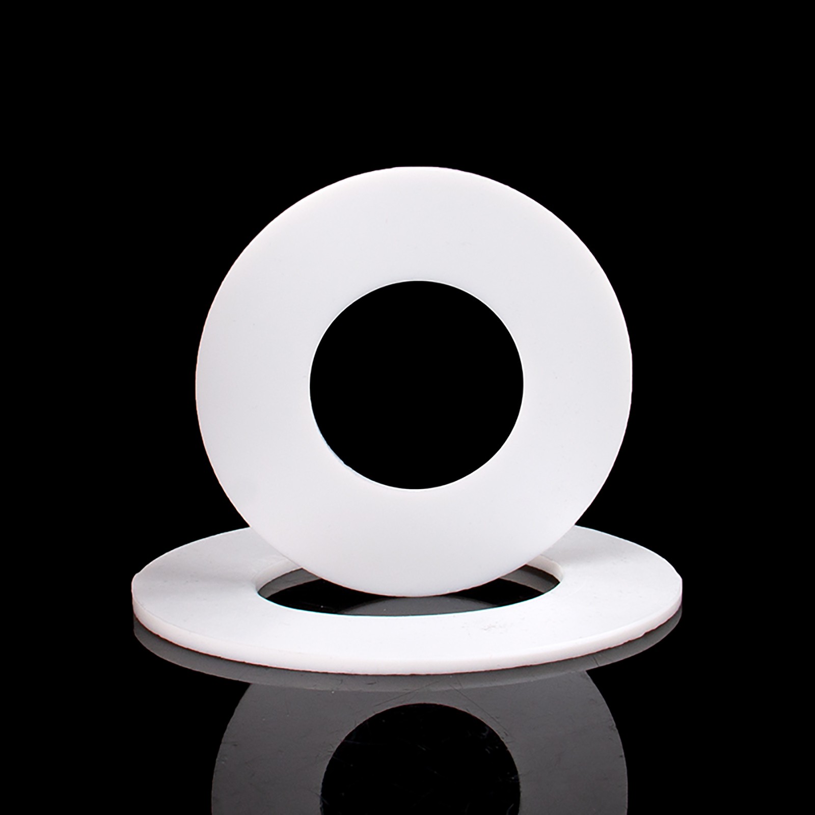 3MM THICK WHITE PTFE HIGH TEMP FLAT RING WASHER SEAL GASKETS 6mm - 219mm ID